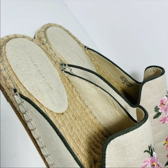 Ann Taylor Womens Espadrilles Flat Size 8W - Picture 4 of 5